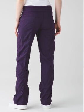Lululemon Dance Studio Pant III (Regular) *Unlined Deep Zinfandel Purple size 2